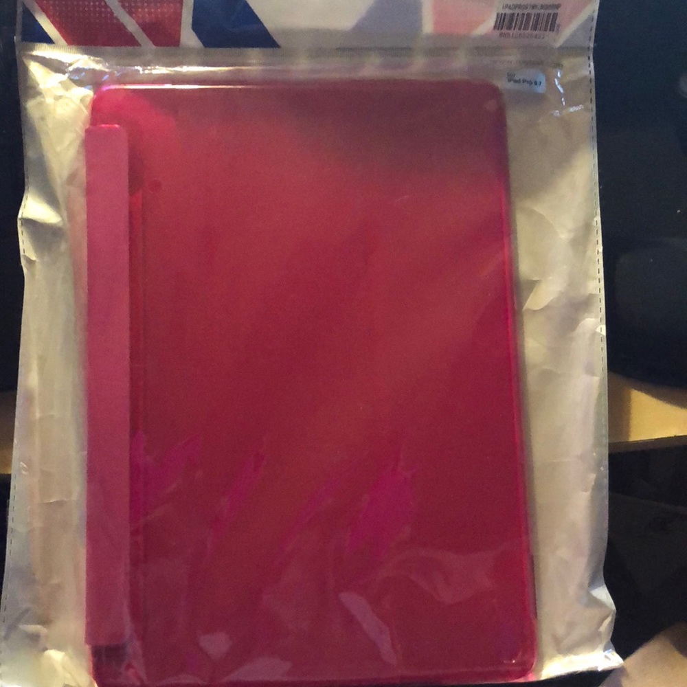 Pink iPad Pro case with Smart Cover